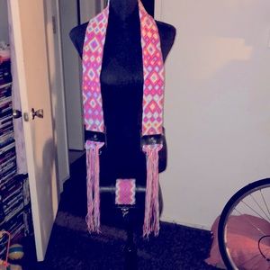 Handmade leather festival bag